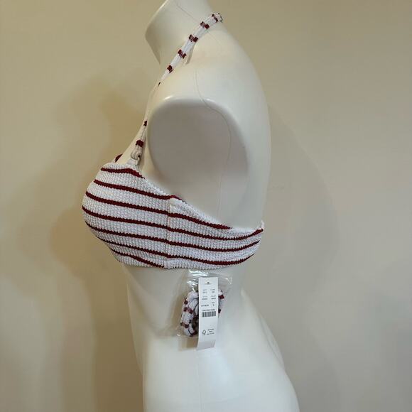 NEW J. Crew Scrunchie Ring Bandeau Bikini Top sz S - Picture 4 of 8